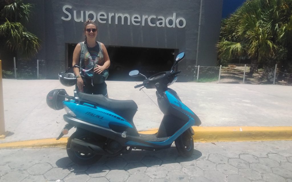 playa del carmen rent scooter